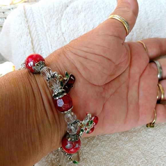 3/$15.00🆕 Fruit Charm Bracelet Hand-made One of a Kind - Picture 10 of 14